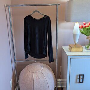 Lululemon Sculpt Long-Sleeve Shirt (Size M, Black)